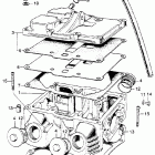 SL350K2 Cylinder head cover @ cam case