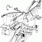 CB350K3 Wire harness @ ignition coil @ switch