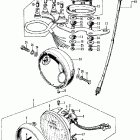 CL70K3 Headlight @ speedometer k1-k3