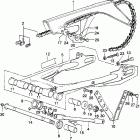 XL250 Swingarm @ drive chain k