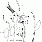 CB750K2 Right handle switch @ cable