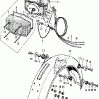 CL70K3 Taillight @ rear fender k3
