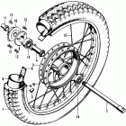 CL450K4 Переднее колесо