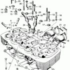 CB750K2 Cylinder head @ insulator