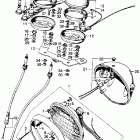 SL175K1 Speedometer @ tachometer  @ headlight