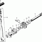 CT70H Кик стартер