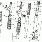 CL450K4 Front fork k3-k4