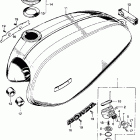 SL125 Fuel tank @ fuel valve