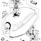 SL350K1 Топливный бак 1