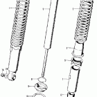 SL100K1 Rear shock absorber k0-k1
