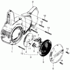 C70M Left crankcase cover  @ points