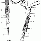CL100S Распредвал и клапана