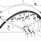 CB750K0 Переднее крыло