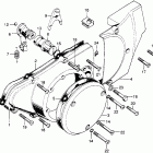 SL175K1 Крышка картера левая