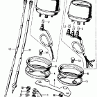 CB450K4 Speedometer @ tachometer k3-k4