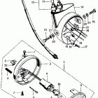 CT70H Headlight @ speedometer