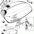 CL100S Fuel tank @ fuel valve