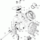 C70M Cylinder head cover  @ sparkplug