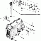 C70M Right crankcase cover  @ oilpump
