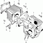 CT70 Цилиндр и головка цилиндра