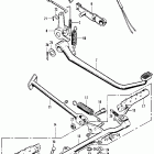 CT70 Brake pedal @ stand @ step