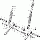 PC50 Front fork @ front fender