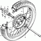 CL450K2 Переднее колесо