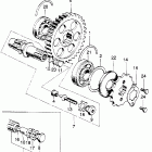 CB750K Final driven shaft - drive sprocket