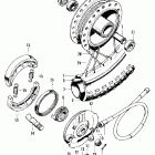 CT90K3 Front wheel @ front brake