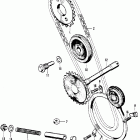 SL90 Cam chain @ chain tensioner