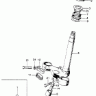 CB750K Траверса нижняя
