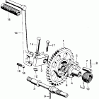 CB750K Kick starter - spindle