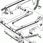 CL450K2 Chain case @ swingarm