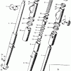 CB175K3 Cb175 front fork