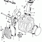 CL70 Cylinder head cover  @ inletpipe