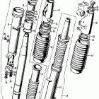 CL450K2 Передняя вилка