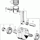 SL90 Коленвал и поршни