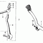 CT90K3 Kick starter @ change pedal