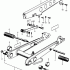 CL70 Swingarm @ chain case