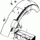 CL450K2 Rear fender @ tool box