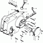 CL70 Крышка картера правая