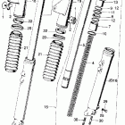 CB750K Передняя вилка