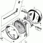 CL450K2 Headlight @ headlight case