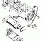 CB450K2 Alternator @ starter motor