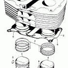 CB350 Cylinder @ piston