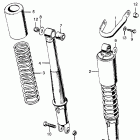 CB450K2 Задний амортизатор