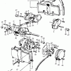 CB450K2 Cylinder head cover  @ points @ advancer