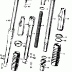 SS125A Передняя вилка