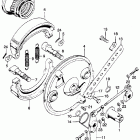 CB350 Передний тормоз