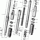 CL175 Cl175 front fork